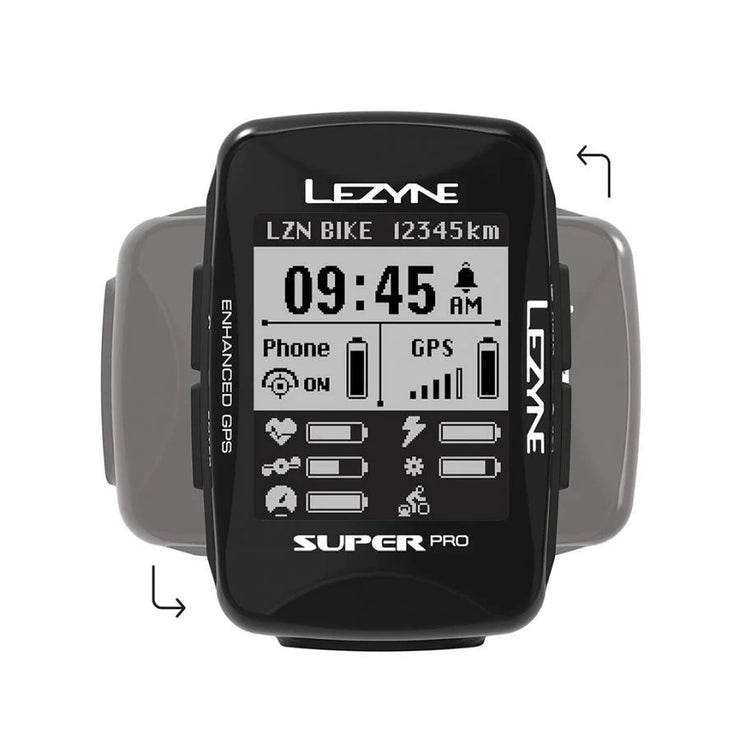 LEZYNE SUPER PRO GPS BIKE COMPUTER