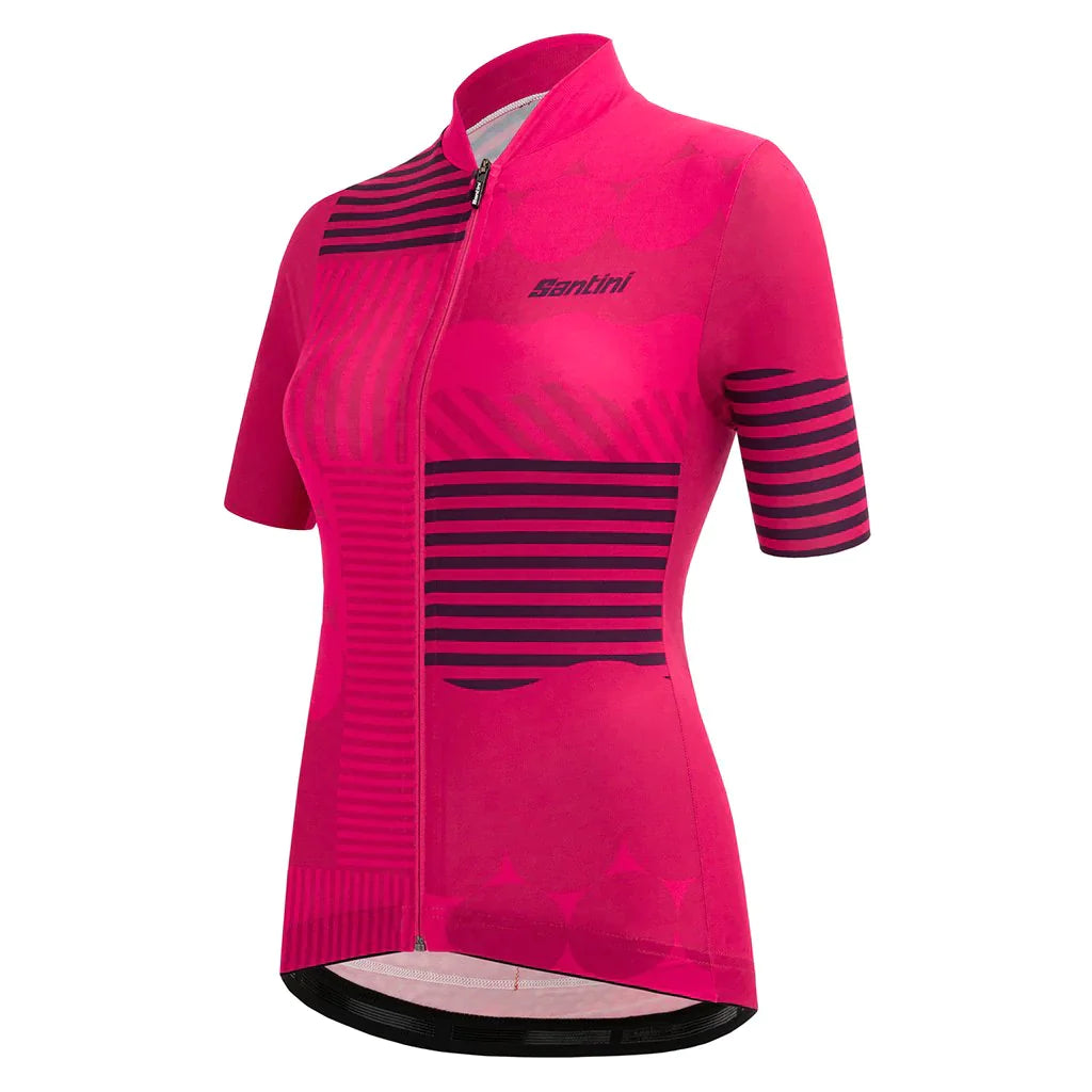 SANTINI JERSEY WOMENS GIADA OPTIC JERSEY Ambika Cycle Stores