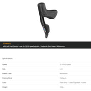 LTWOO eR9 Road Bike Electronic Groupset, Hydraulic Disc Brake, 2*10/11/12 Speed