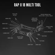 LEZYNE RAP II 13 TUBELESS MULTITOOL