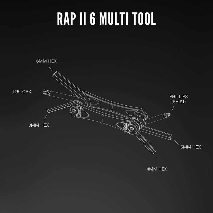 LEZYNE RAP II 13 TUBELESS MULTITOOL