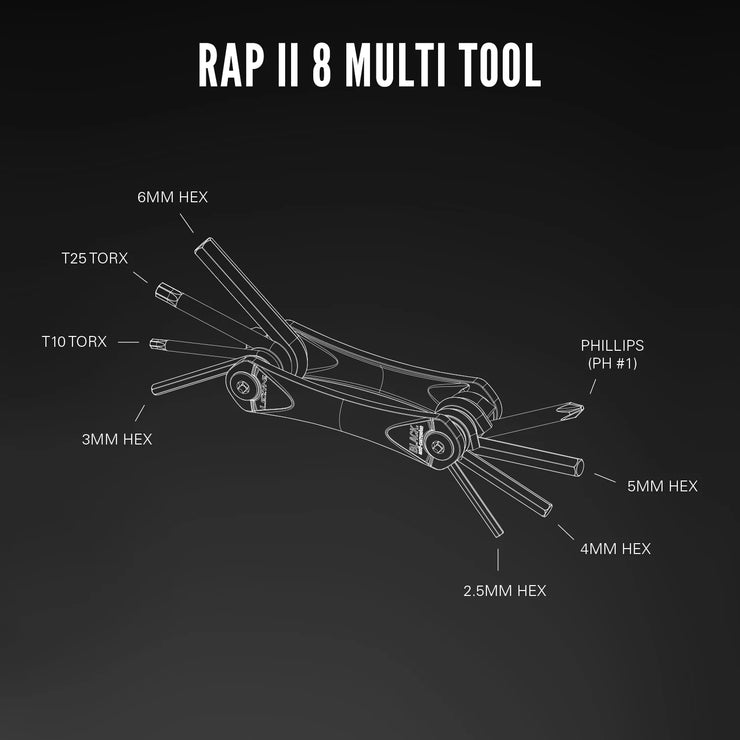 LEZYNE RAP II 13 TUBELESS MULTITOOL