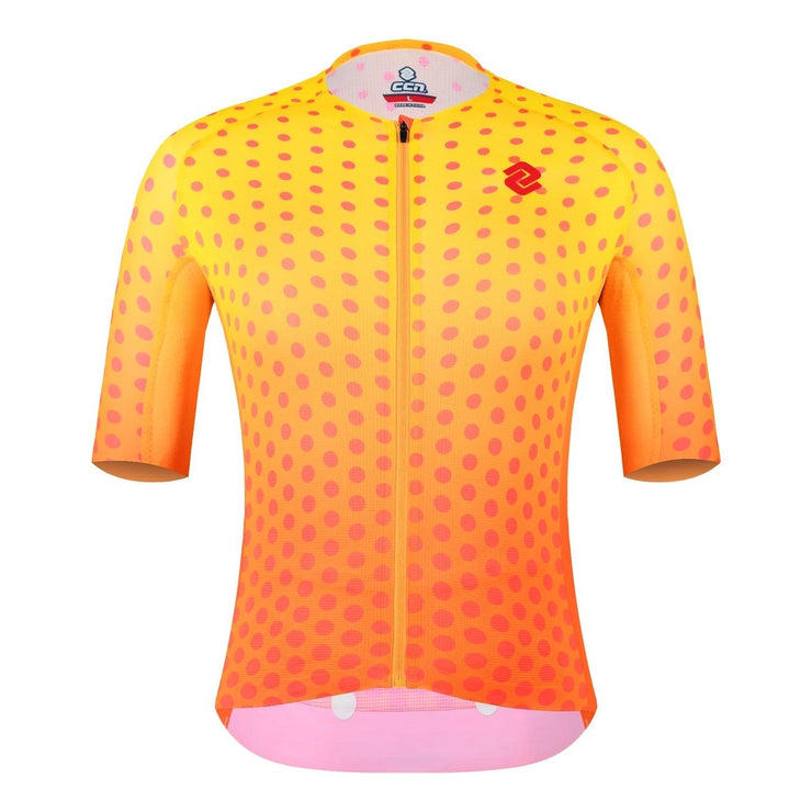 CCN NOVA SEWFREE DOT JERSEY - YELLOW - Ambika Cycle Stores