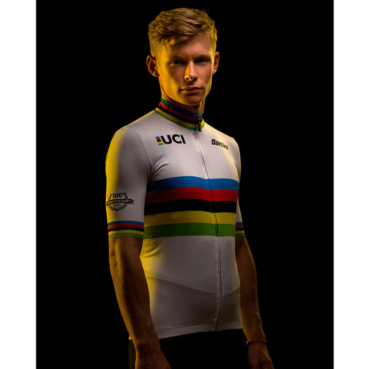 SANTINI UCI 100 YEARS LIMITED EDITION GOLD JERSEY