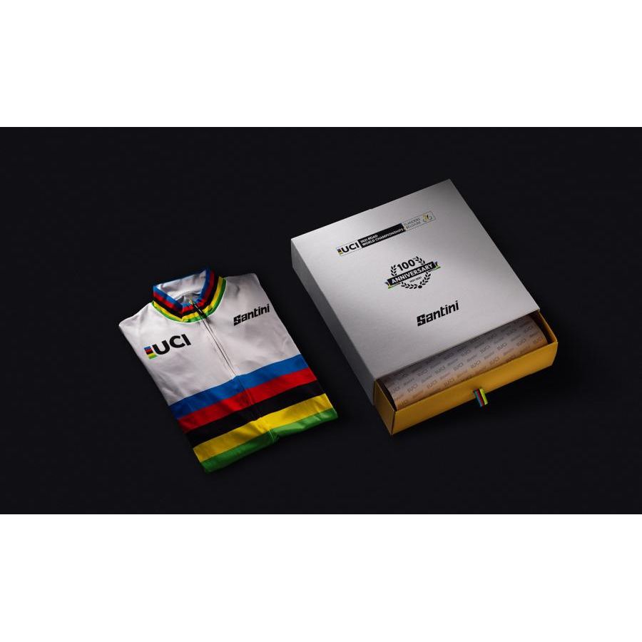 SANTINI UCI 100 YEARS LIMITED EDITION GOLD JERSEY